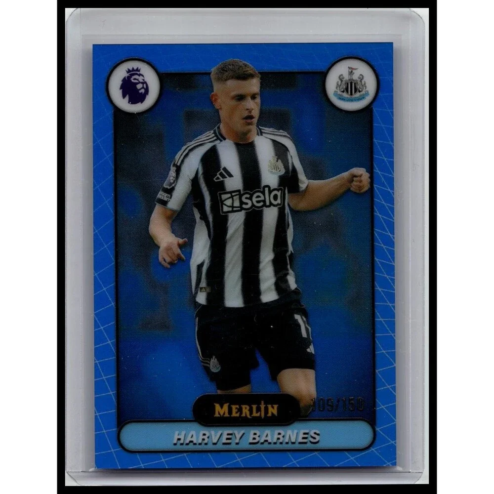 2026 Merlin Premier League #149 Harvey Barnes Blue Refractor #/150